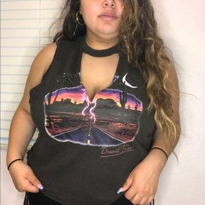 Plus Size Low Neckline Crop Top!